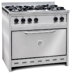 Cocina industrial con horno...